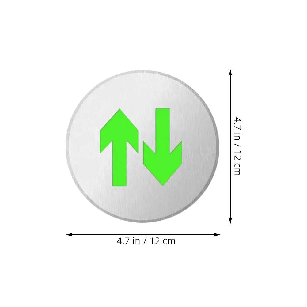 2 pcs Stainless Steel Indicator Light Unidirectional Bidirectional Glow Arrow Exit Safety Floor Stair Sign
2 pcs Stainless Steel Indicator Light Unidirectional Bidirectional Glow Arrow Exit Safety Floor Stair Sign