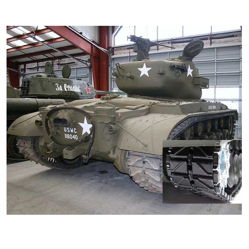 Mato 3838-1 metal upgrades black tracks for 1/16 Henglong RC USA M26 Pershing tank metal upgraded tracks accessories for RC tank
Mato 3838-1 metal upgrades black tracks for 1/16 Henglong RC USA M26 Pershing tank metal upgraded tracks accessories for RC tank