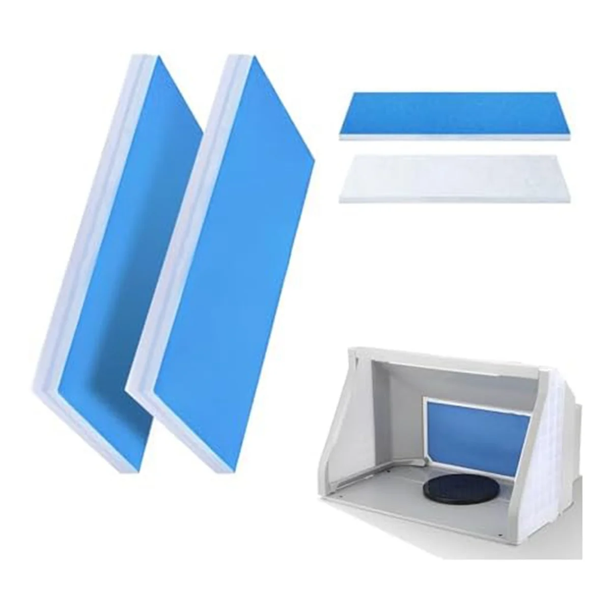 A34R 2 Piece Spray Booth Filter, Spray Booth Filter Set, Double Layer Design for Spray Painting Enthusiasts, Spray Booths
A34R 2 Piece Spray Booth Filter, Spray Booth Filter Set, Double Layer Design for Spray Painting Enthusiasts, Spray Booths