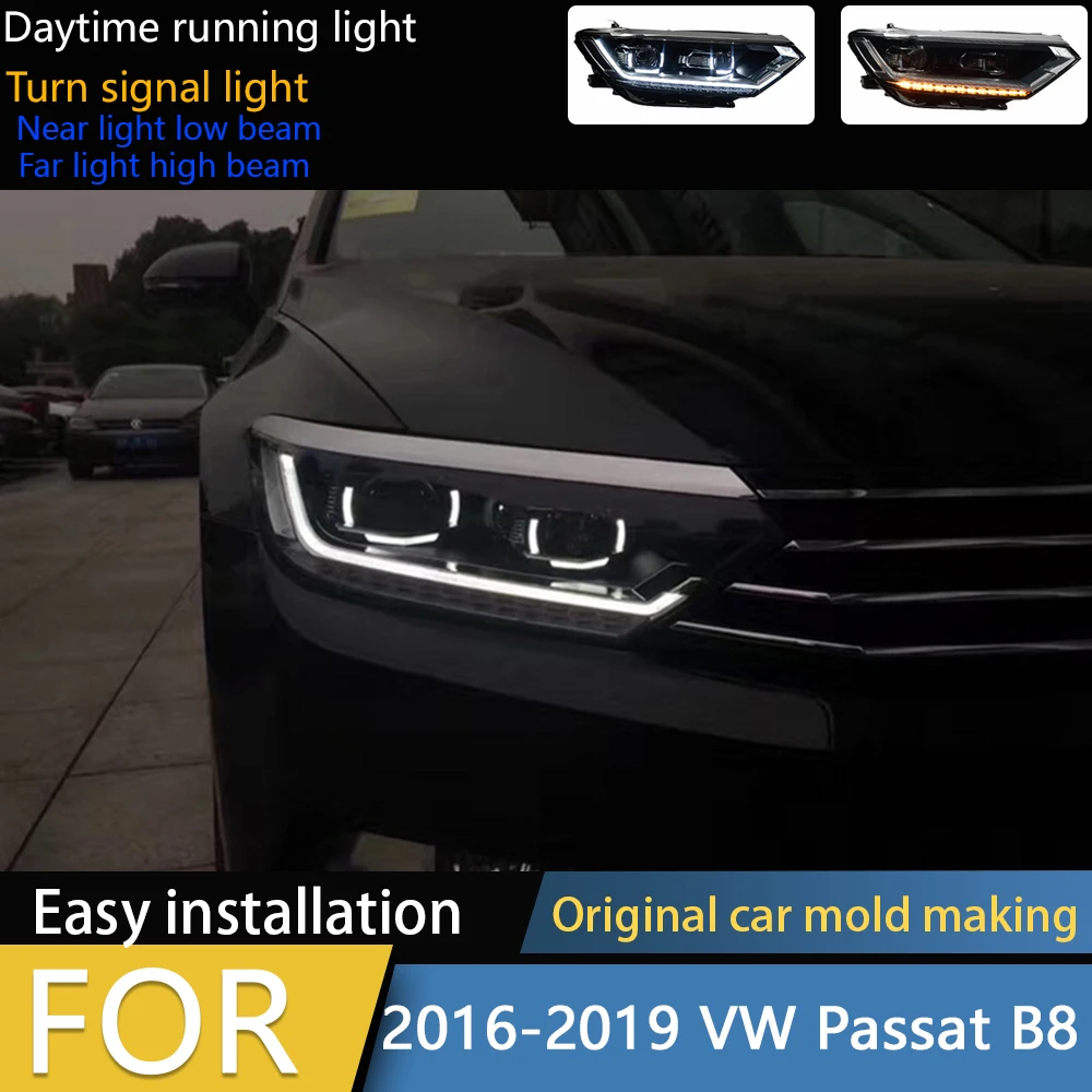 Car Lights for VW Passat B8 LED Headlight Projector Lens 2016-2019 Magotan Headlights DRL Head Lamp Angel Eye Accessories
Car Lights for VW Passat B8 LED Headlight Projector Lens 2016-2019 Magotan Headlights DRL Head Lamp Angel Eye Accessories