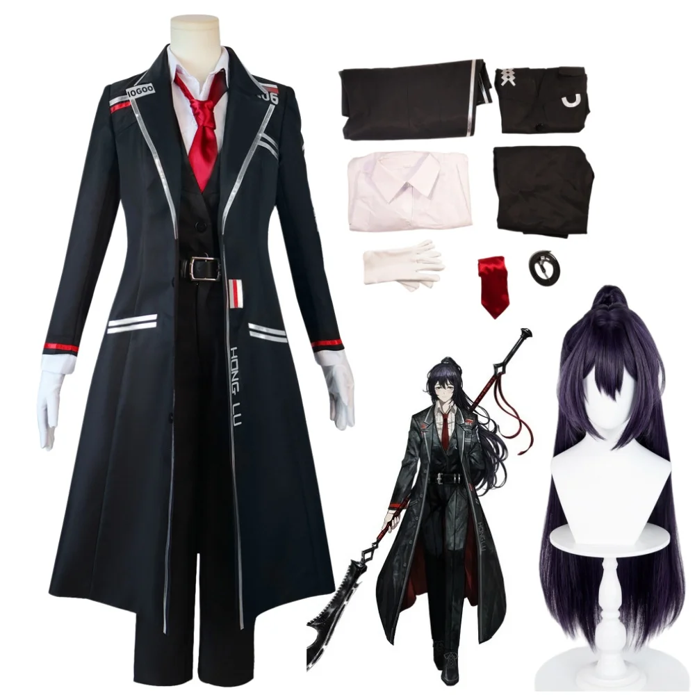 Hong Lu Cosplay Costume Limbus Company Honrū Coat Top Vest Shirt Pants Gloves Uniform Role Play Suits Hong Lu Wig
Hong Lu Cosplay Costume Limbus Company Honrū Coat Top Vest Shirt Pants Gloves Uniform Role Play Suits Hong Lu Wig
