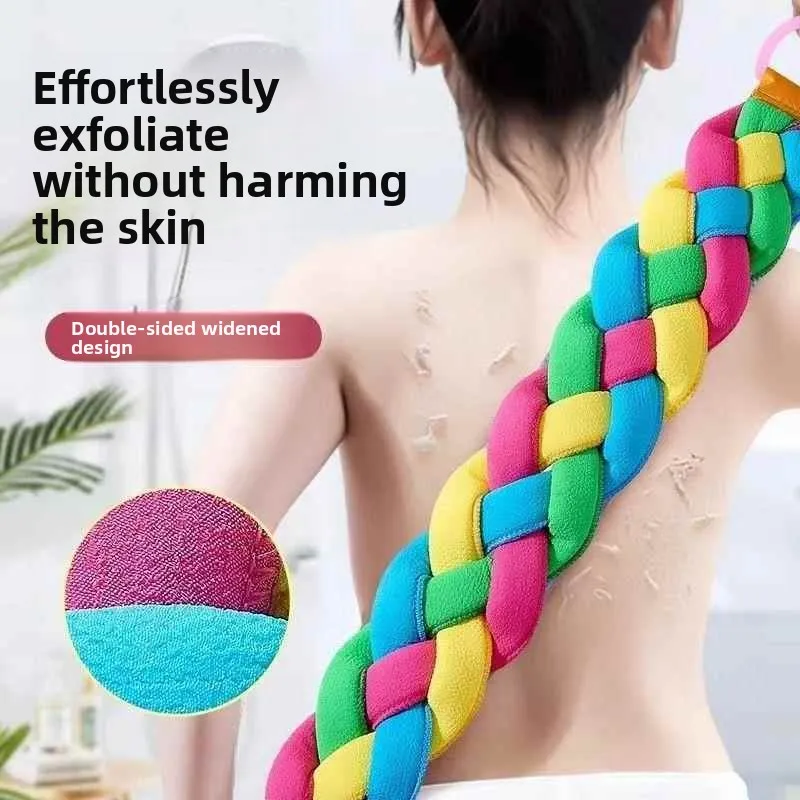 Long Twisted Bath Towel Tee Strand Braid Rough Sand Exfoliating Ba Scrubber Bathing Towel Personal Hygiene Cleaning Tool
Long Twisted Bath Towel Tee Strand Braid Rough Sand Exfoliating Ba Scrubber Bathing Towel Personal Hygiene Cleaning Tool