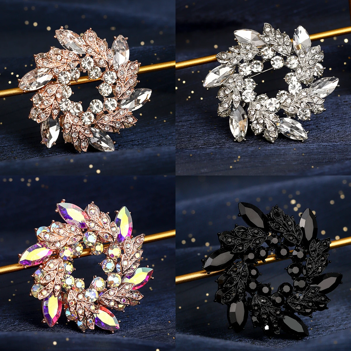 Crystal Diamante Metal Flower Brooch Suit Skirt Pin Decoration Jewelry Accessories Birthday Gifts for Friends Holiday Jewelry
Crystal Diamante Metal Flower Brooch Suit Skirt Pin Decoration Jewelry Accessories Birthday Gifts for Friends Holiday Jewelry