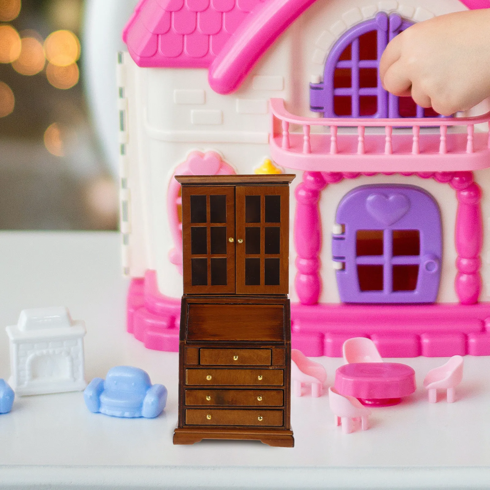 Мини-шкаф из натурального дерева, маленький деревянный шкафчик для хранения, миниатюрная мебель, декор для мини-дома, принадлежности для гостиной и спальни
Мини-шкаф из натурального дерева, маленький деревянный шкафчик для хранения, миниатюрная мебель, декор для мини-дома, принадлежности для гостиной и спальни