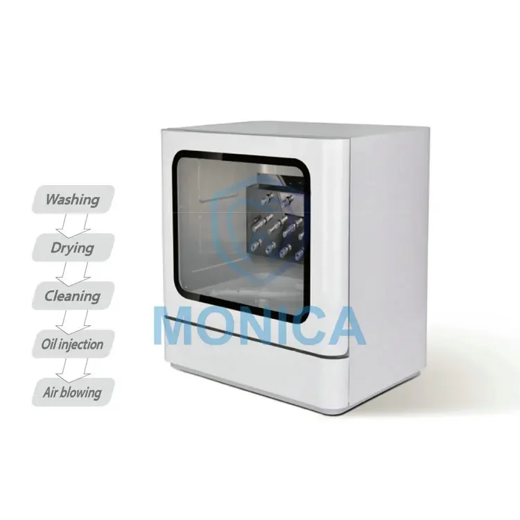 Denta Handpiece Automatic Clean, Dry,oil Ejection All In One Machine/Lubricant
Denta Handpiece Automatic Clean, Dry,oil Ejection All In One Machine/Lubricant