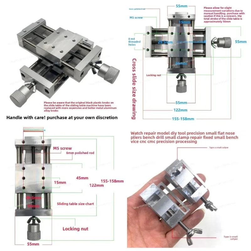 Multi-purpose Precision Watch Maintenance Kit Flat Pliers Drill Fixture Strap Fixer for Watch DIY Repair & Assembly
Multi-purpose Precision Watch Maintenance Kit Flat Pliers Drill Fixture Strap Fixer for Watch DIY Repair & Assembly