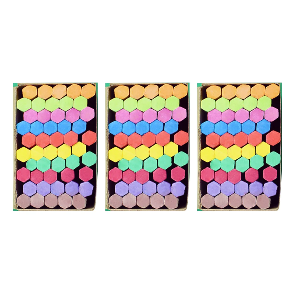 Colored Chalk 3 Boxes Box Dustless Hexagonal Blackboard Chalks School Classroom Kids Drawing Student Supplies
Colored Chalk 3 Boxes Box Dustless Hexagonal Blackboard Chalks School Classroom Kids Drawing Student Supplies