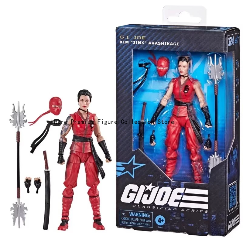 Original G.I. Joe 23414 Jinx Articulated Action Figure 6 Inch Shadow Strike Female Ninja Collectible Model Toy for Fans
Original G.I. Joe 23414 Jinx Articulated Action Figure 6 Inch Shadow Strike Female Ninja Collectible Model Toy for Fans