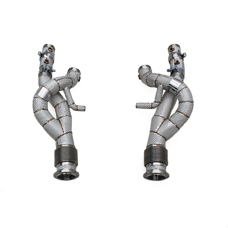 Stainless Steel Exhaust Manifold For Lamborghini Revuelto V12 6.5L 2023-2025 Downpipe With Heat Shield
Stainless Steel Exhaust Manifold For Lamborghini Revuelto V12 6.5L 2023-2025 Downpipe With Heat Shield