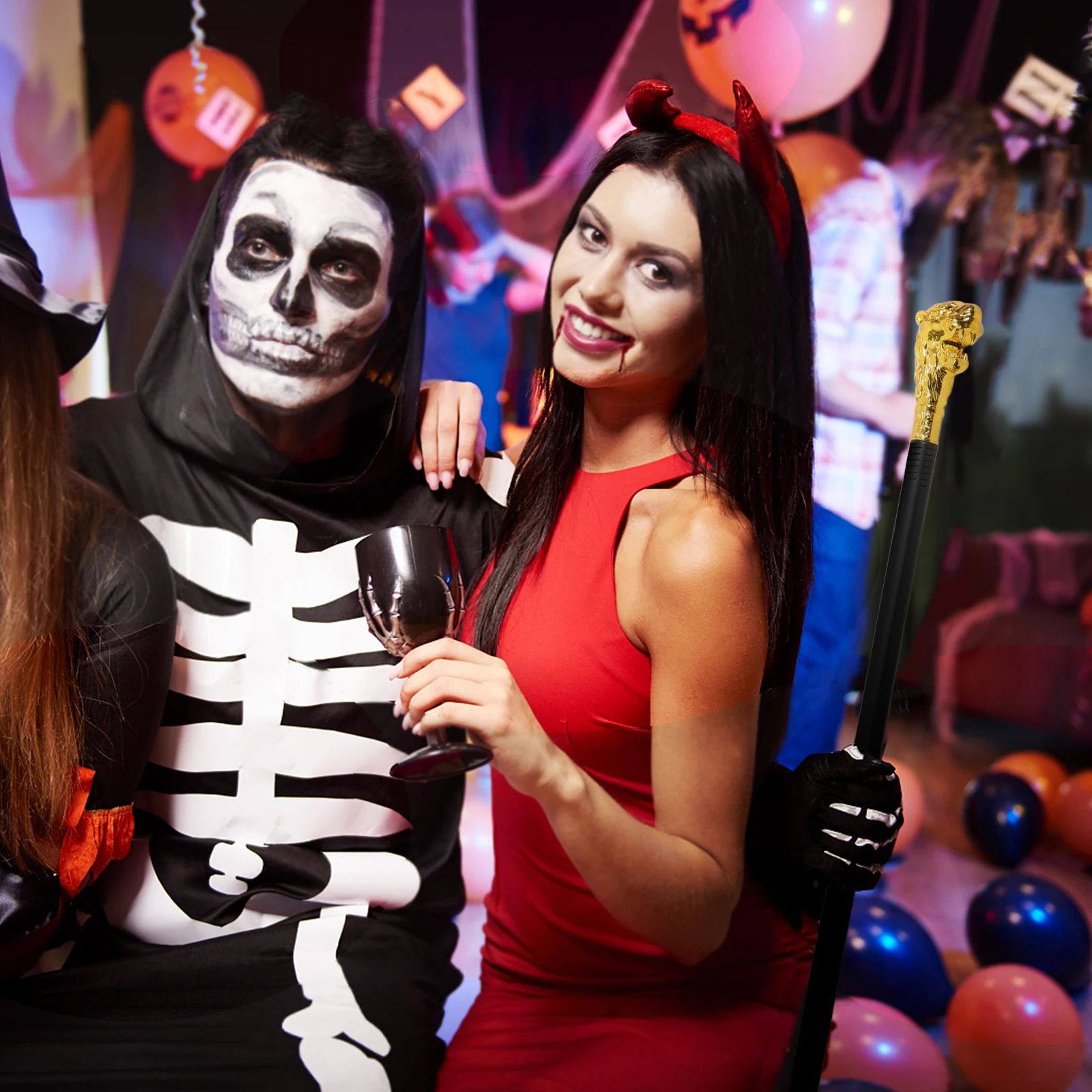 Lion Head Walking Cane Prop Halloween Dress up Decorative Plastic Spell Casting Stick Accessories Cosplay nament Party Stage
Lion Head Walking Cane Prop Halloween Dress up Decorative Plastic Spell Casting Stick Accessories Cosplay nament Party Stage