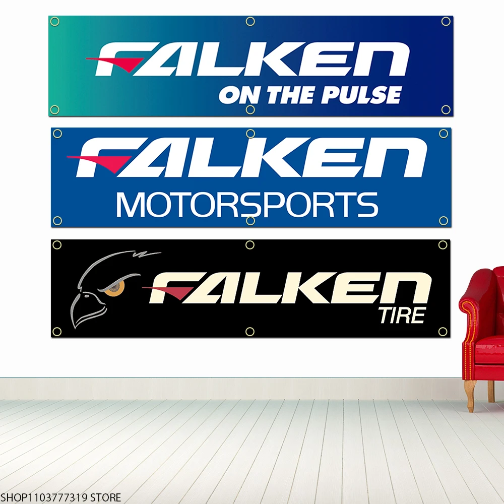60X240cm Falkens Tire Banner Flag Polyester Printed Garage Wall Art Outdoor Decorations Tapestry With Brass Grommets
60X240cm Falkens Tire Banner Flag Polyester Printed Garage Wall Art Outdoor Decorations Tapestry With Brass Grommets