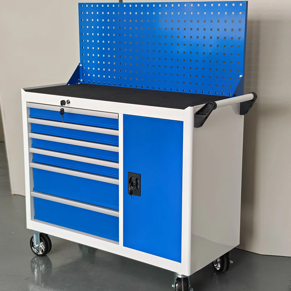 Wholesale 6 Drawer Tool Workbench Mobile Cabinet,Tool Cabinet Tool Trolley With Hole Plate
Wholesale 6 Drawer Tool Workbench Mobile Cabinet,Tool Cabinet Tool Trolley With Hole Plate