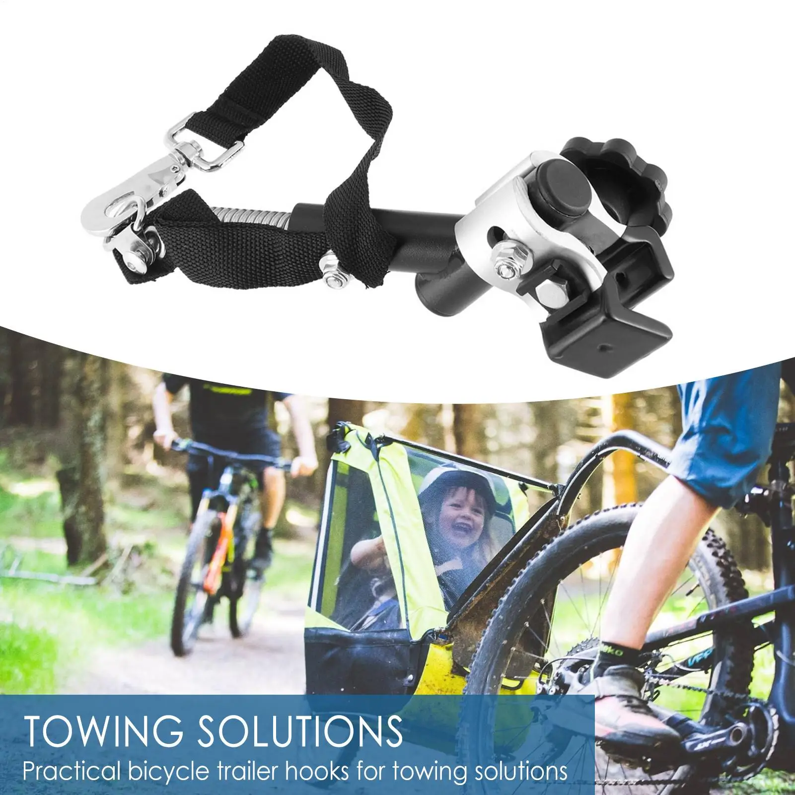 Universal MTBRoad Bike Trailer Steel Linker Bicycle Hitch Trailer Connector Adapter Attachment Bicycle Trailer Hitch Adapter
Universal MTBRoad Bike Trailer Steel Linker Bicycle Hitch Trailer Connector Adapter Attachment Bicycle Trailer Hitch Adapter