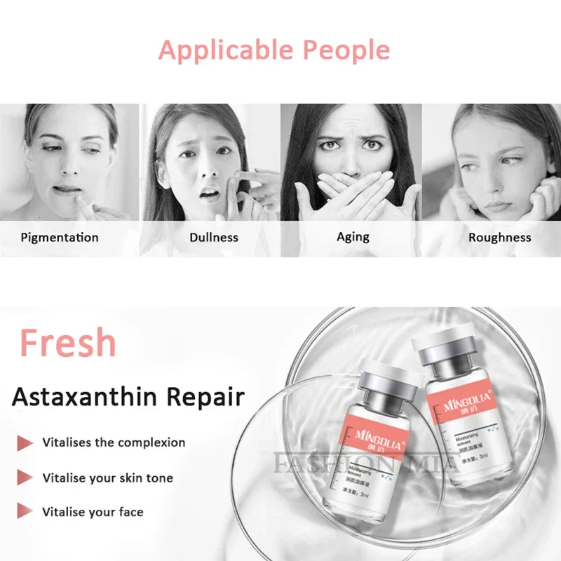 Astaxanthin Peptide Freeze-dried Powder Kit Face Lifting Firming Repair Pores Niacinamide Moisturising Nourishing Skincare
Astaxanthin Peptide Freeze-dried Powder Kit Face Lifting Firming Repair Pores Niacinamide Moisturising Nourishing Skincare