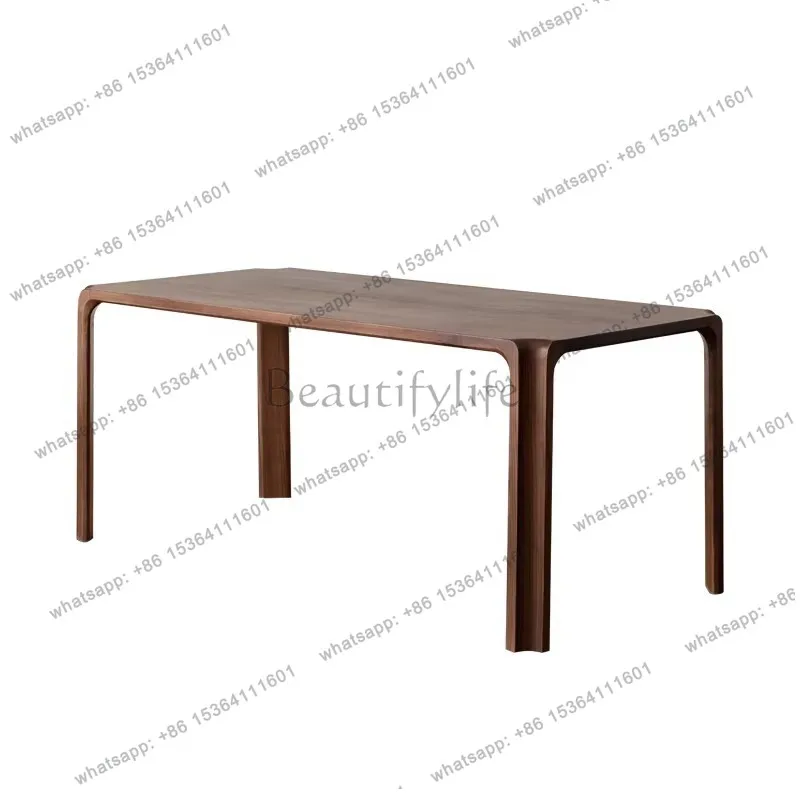 New Chinese-style North American black walnut tenon and mortise rectangular home dining table office desk
New Chinese-style North American black walnut tenon and mortise rectangular home dining table office desk