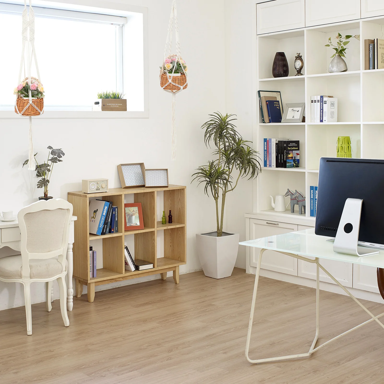 Набор из 6 подвесных сетчатых мешков для цветов, плетеные корзины из хлопкового каната для декора патио, гостиной, кухни, окна
Набор из 6 подвесных сетчатых мешков для цветов, плетеные корзины из хлопкового каната для декора патио, гостиной, кухни, окна