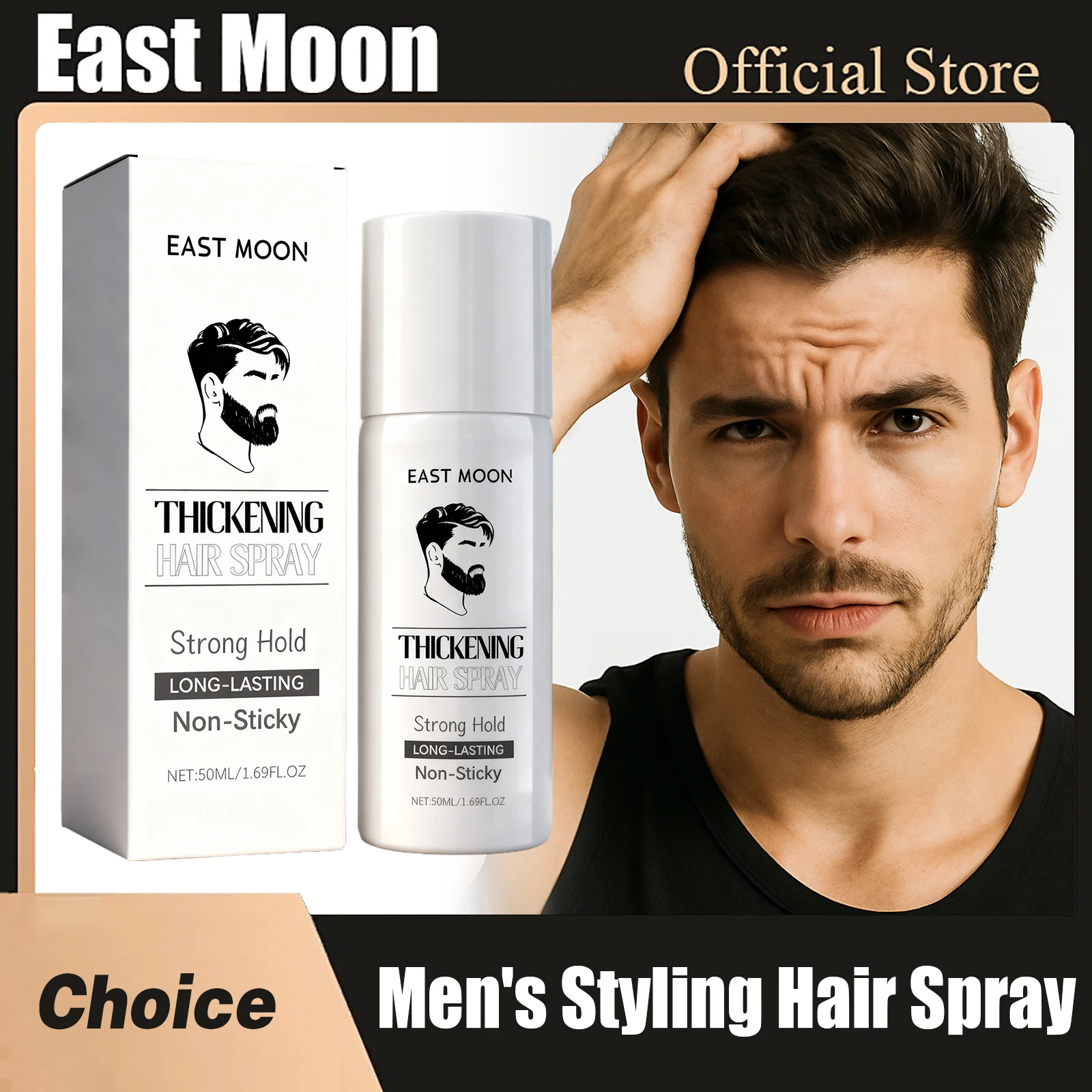 East Moon Men Styling Hair Gel Spray Non-greasy Edges Control Finished Molding Reduce Dry Increase Volumize Hair Shaping Sprays
East Moon Men Styling Hair Gel Spray Non-greasy Edges Control Finished Molding Reduce Dry Increase Volumize Hair Shaping Sprays