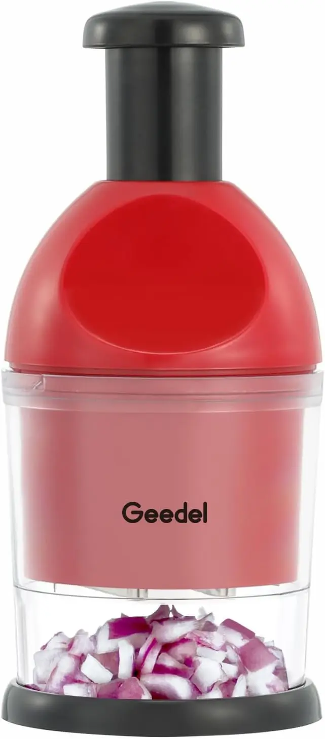 Легкий в уходе ручной измельчитель овощей, можно мыть в посудомоечной машине, для лука, чеснока, орехов, салатов
Легкий в уходе ручной измельчитель овощей, можно мыть в посудомоечной машине, для лука, чеснока, орехов, салатов