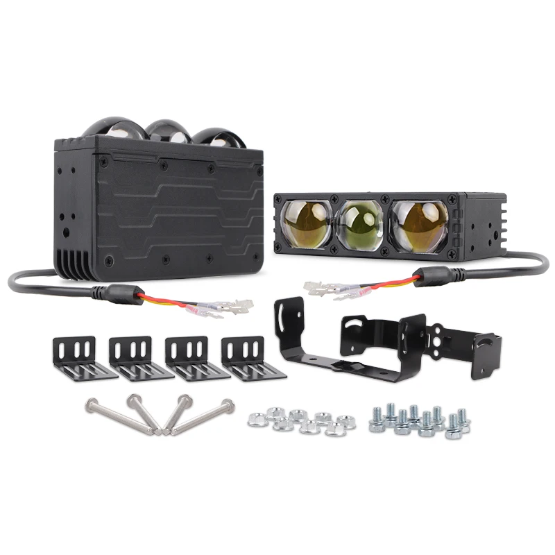 Ultra-bright Led Work Light Car Auxiliary Lights White 6000K 3 Lenses Grille Light Driving Fog Lamps for Trucks SUV
Ultra-bright Led Work Light Car Auxiliary Lights White 6000K 3 Lenses Grille Light Driving Fog Lamps for Trucks SUV