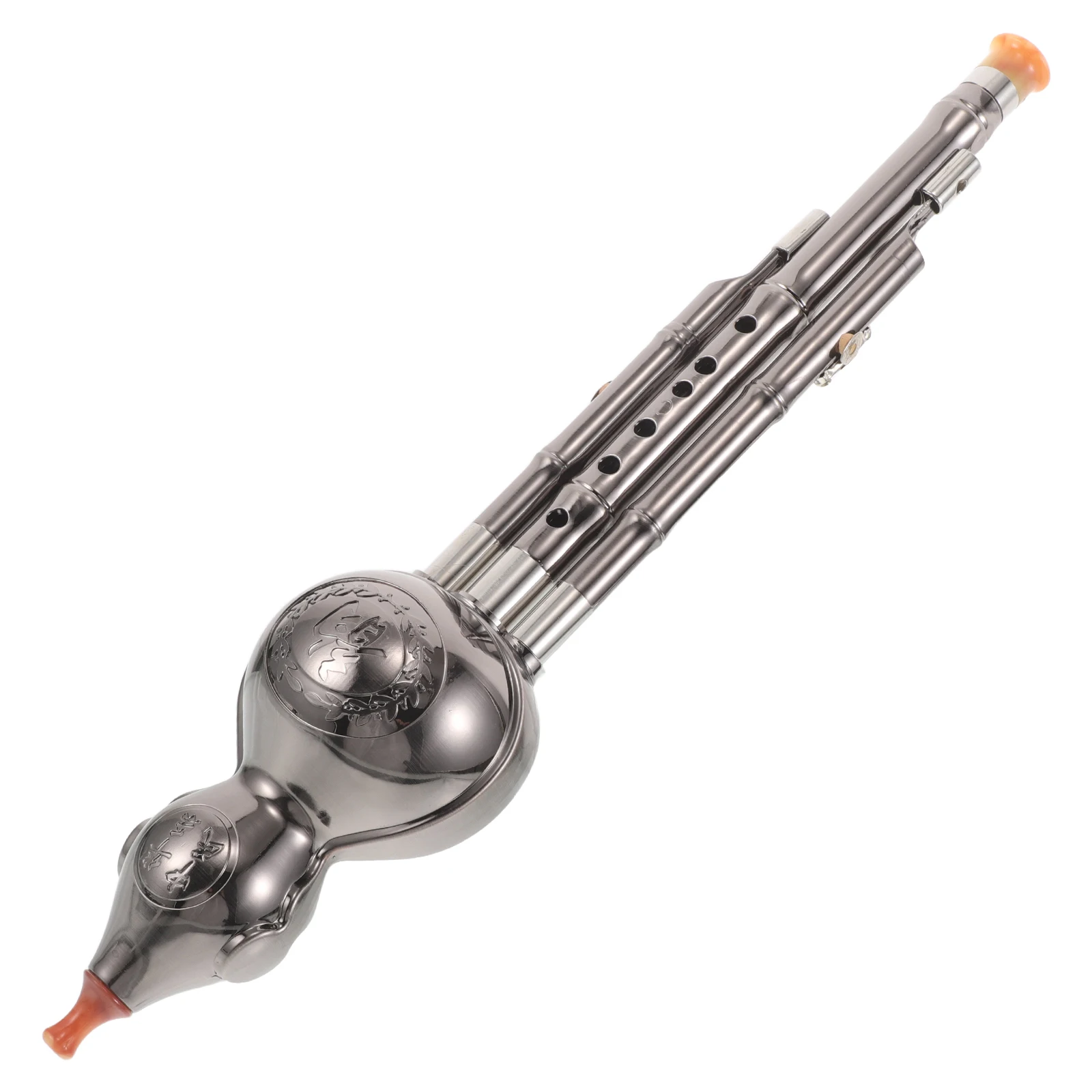Gourd Silk Chinese Instrument Cucurbit Flute for Beginners Wind Key Hulusi Silver Student 
Gourd Silk Chinese Instrument Cucurbit Flute for Beginners Wind Key Hulusi Silver Student