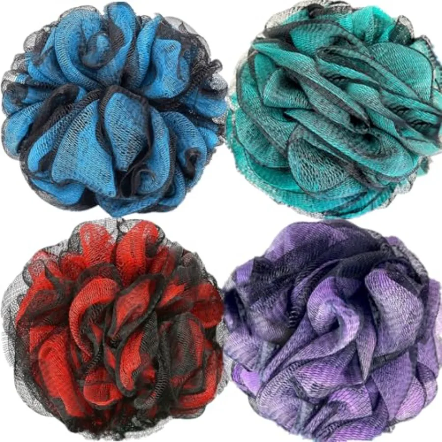 Loofah Sponge Shower Loofahs 60g Bath Sponges Mesh Balls 4 Colors Body Scrubber Exfoliator Back Scrubber Bathroom Men Women Scr
Loofah Sponge Shower Loofahs 60g Bath Sponges Mesh Balls 4 Colors Body Scrubber Exfoliator Back Scrubber Bathroom Men Women Scr