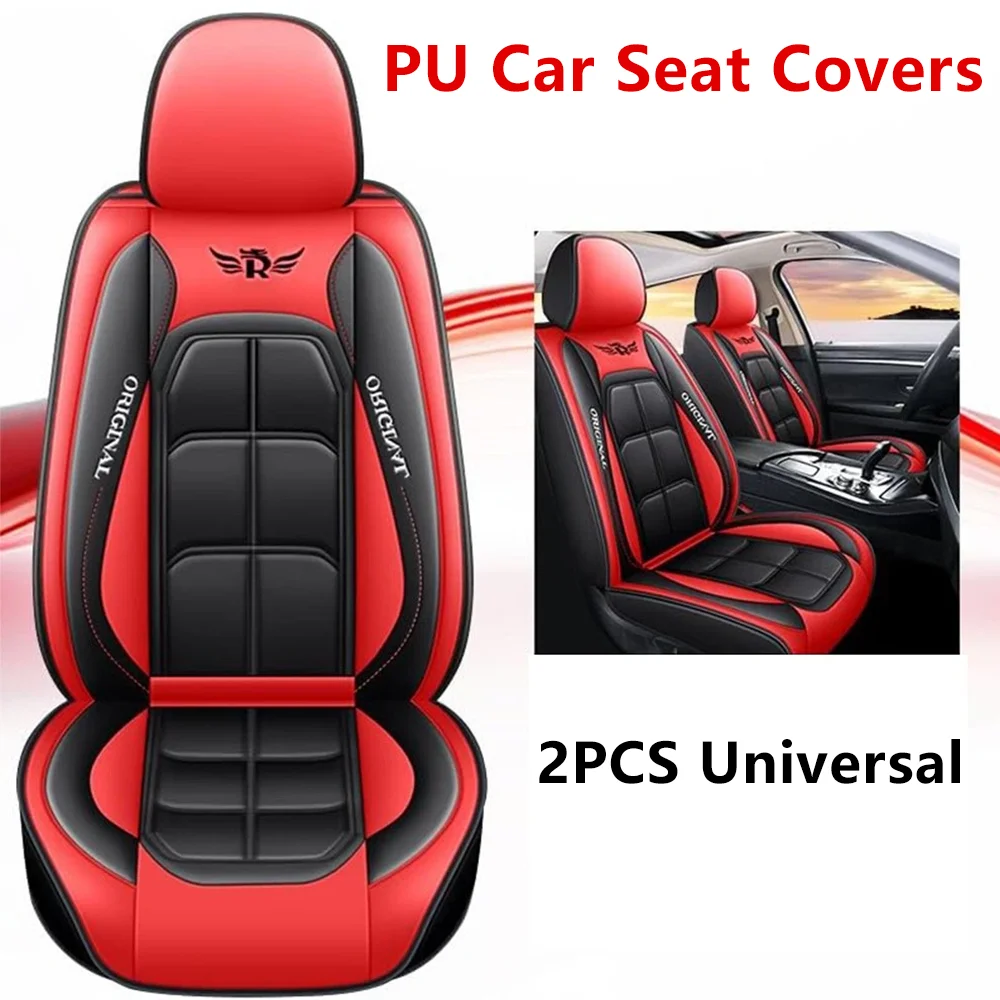 2 шт. универсальные чехлы на автомобильные сиденья из искусственной кожи, прочные полностью окруженные подушки, чехол на одно сиденье водителя и пассажирское сиденье автомобиля
2 шт. универсальные чехлы на автомобильные сиденья из искусственной кожи, прочные полностью окруженные подушки, чехол на одно сиденье водителя и пассажирское сиденье автомобиля