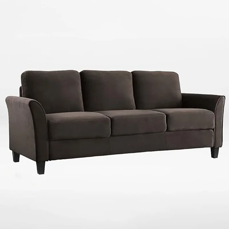 Living Room Furniture Three-seater Sofa Brown Color Bedroom Sofa Solid Wood Legs Sofas Convertible Office Chair Salon Furniture
Living Room Furniture Three-seater Sofa Brown Color Bedroom Sofa Solid Wood Legs Sofas Convertible Office Chair Salon Furniture