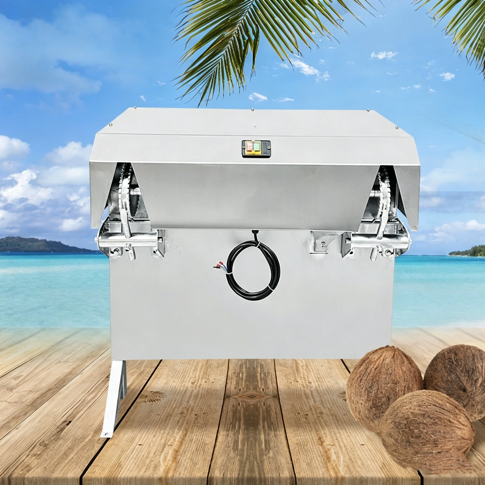 Coconut Hard Shell Dehusking Machine, New Product Coconut Dehusking Machinery, Manufacturer Direct Sale for Processing Plant Hot
Coconut Hard Shell Dehusking Machine, New Product Coconut Dehusking Machinery, Manufacturer Direct Sale for Processing Plant Hot