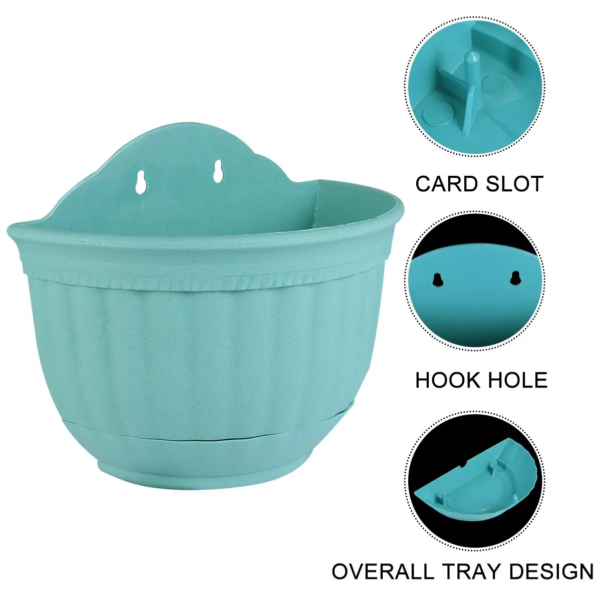 Hanging Flower Pot Half Circle Wall Mount Plastic Container Small White 2987 Home Office Garden Supplies Plant Vase Decor
Hanging Flower Pot Half Circle Wall Mount Plastic Container Small White 2987 Home Office Garden Supplies Plant Vase Decor
