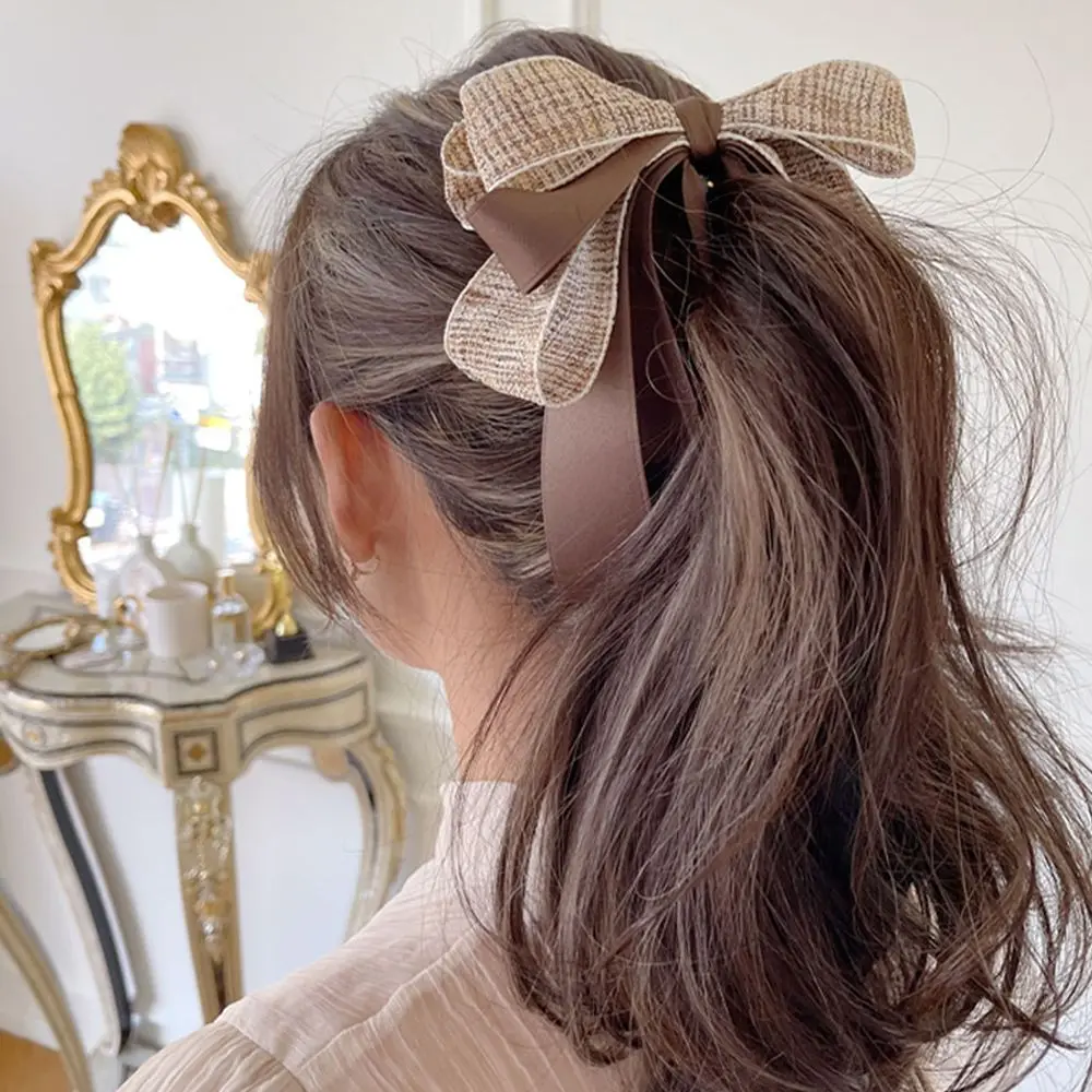 Sweet Fashion Design Cloth Temperament Resin Women Hair Accessories Korean Style Hair Wear Bow Banana Clip Vertical Clip
Sweet Fashion Design Cloth Temperament Resin Women Hair Accessories Korean Style Hair Wear Bow Banana Clip Vertical Clip