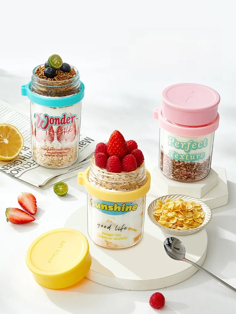 Modern Housewife Overnight Oats Cup Home Use Milk Cup Children Yogurt Cup with Lid Spoon Salad Cup Breakfast Cup Glass
Modern Housewife Overnight Oats Cup Home Use Milk Cup Children Yogurt Cup with Lid Spoon Salad Cup Breakfast Cup Glass