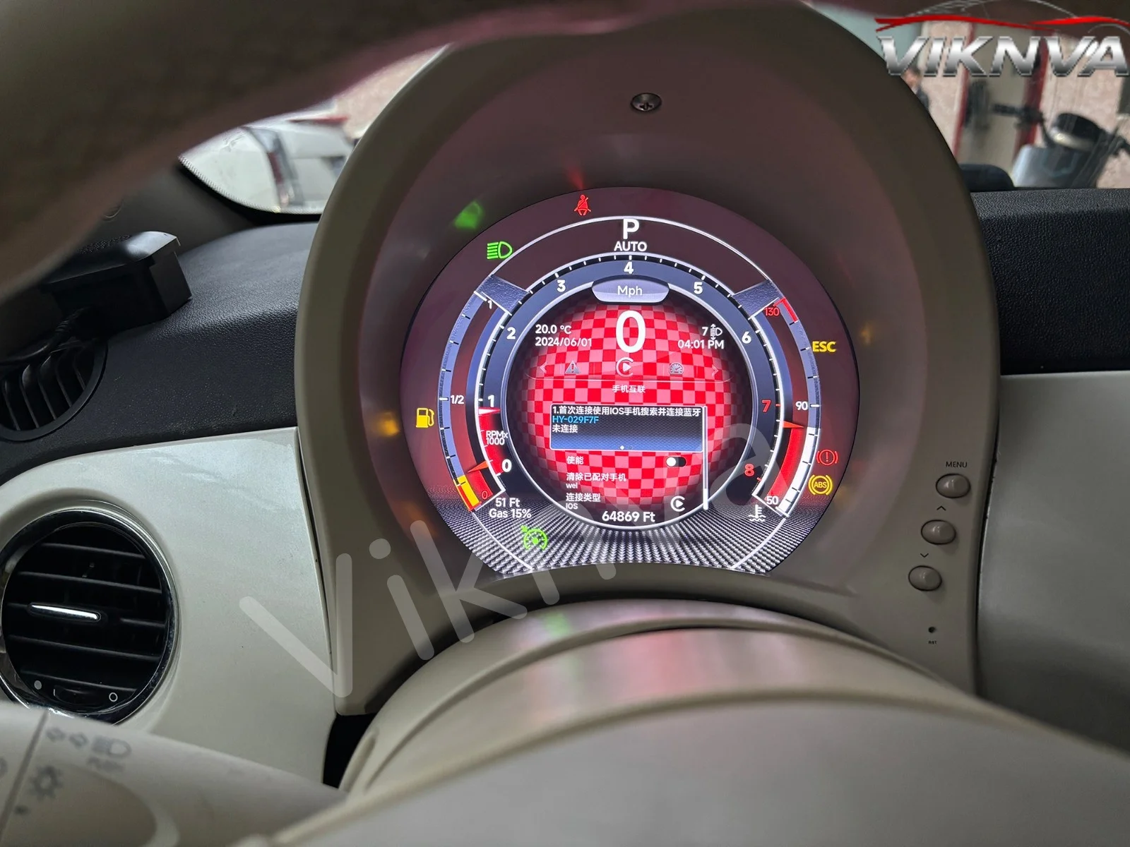 Cluster Dashboard For FIAT 500 Abarth 500 Sport 500 C 2007-2024 Series Auto speedometers screen instrument panel digital
Cluster Dashboard For FIAT 500 Abarth 500 Sport 500 C 2007-2024 Series Auto speedometers screen instrument panel digital