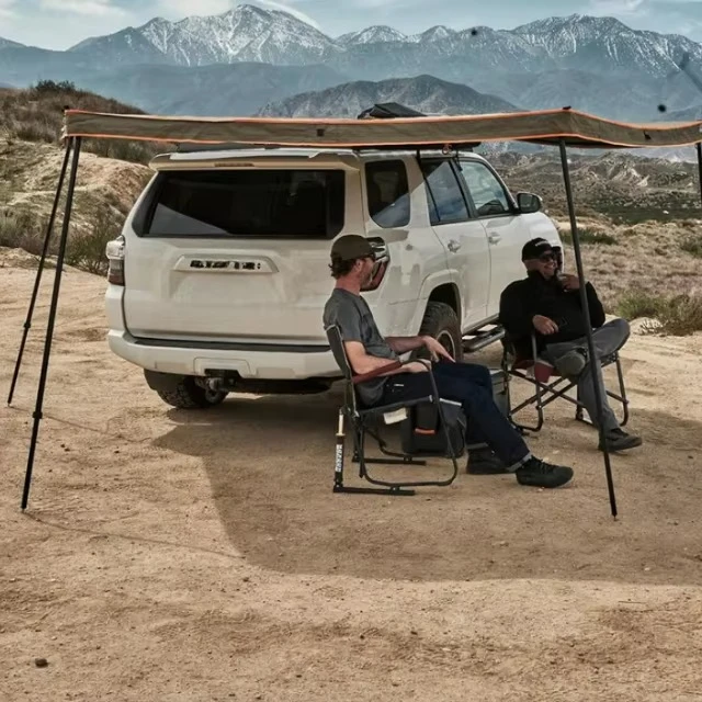 270° Fan-Shape Outdoor Aluminum Car Rooftop Tent Waterproof Oxford Fabric Sunshade Shelter with Side Awnings for Campingcustom
270° Fan-Shape Outdoor Aluminum Car Rooftop Tent Waterproof Oxford Fabric Sunshade Shelter with Side Awnings for Campingcustom