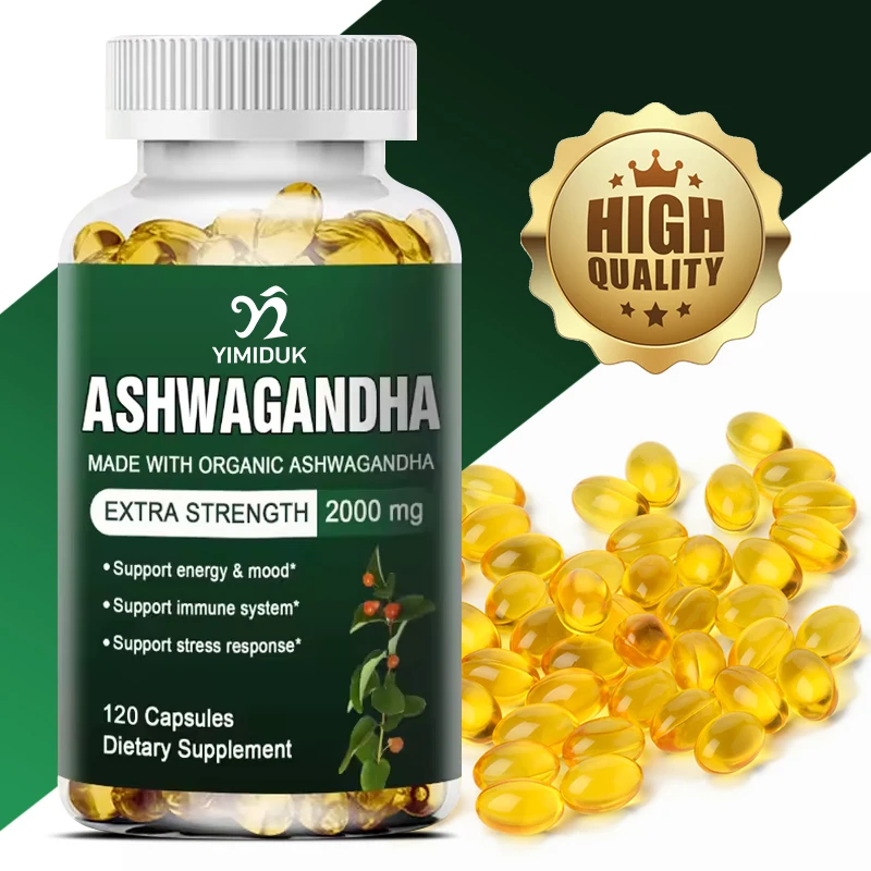 Добавка Ashwagandha изготовлена с корнем Ashwagandды премиум-класса с экстрактом черного перца для увеличенного впитывания — 120 капсул Vegi
Добавка Ashwagandha изготовлена с корнем Ashwagandды премиум-класса с экстрактом черного перца для увеличенного впитывания — 120 капсул Vegi