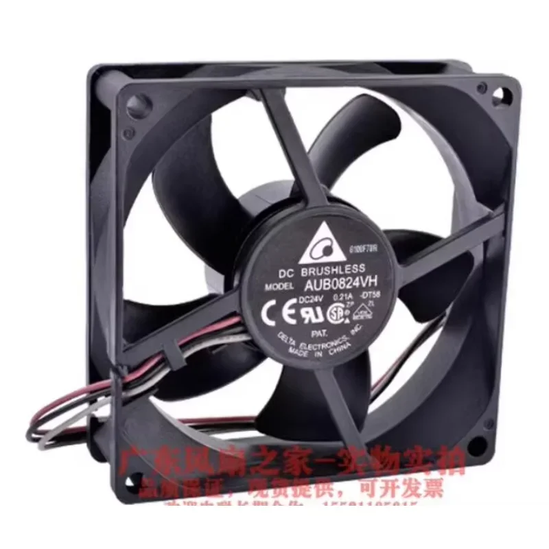Вентилятор охлаждения сервера Delta Electronics AUB0824VH DC 24V 0.21A 80x80x25мм, 3-проводной
Вентилятор охлаждения сервера Delta Electronics AUB0824VH DC 24V 0.21A 80x80x25мм, 3-проводной