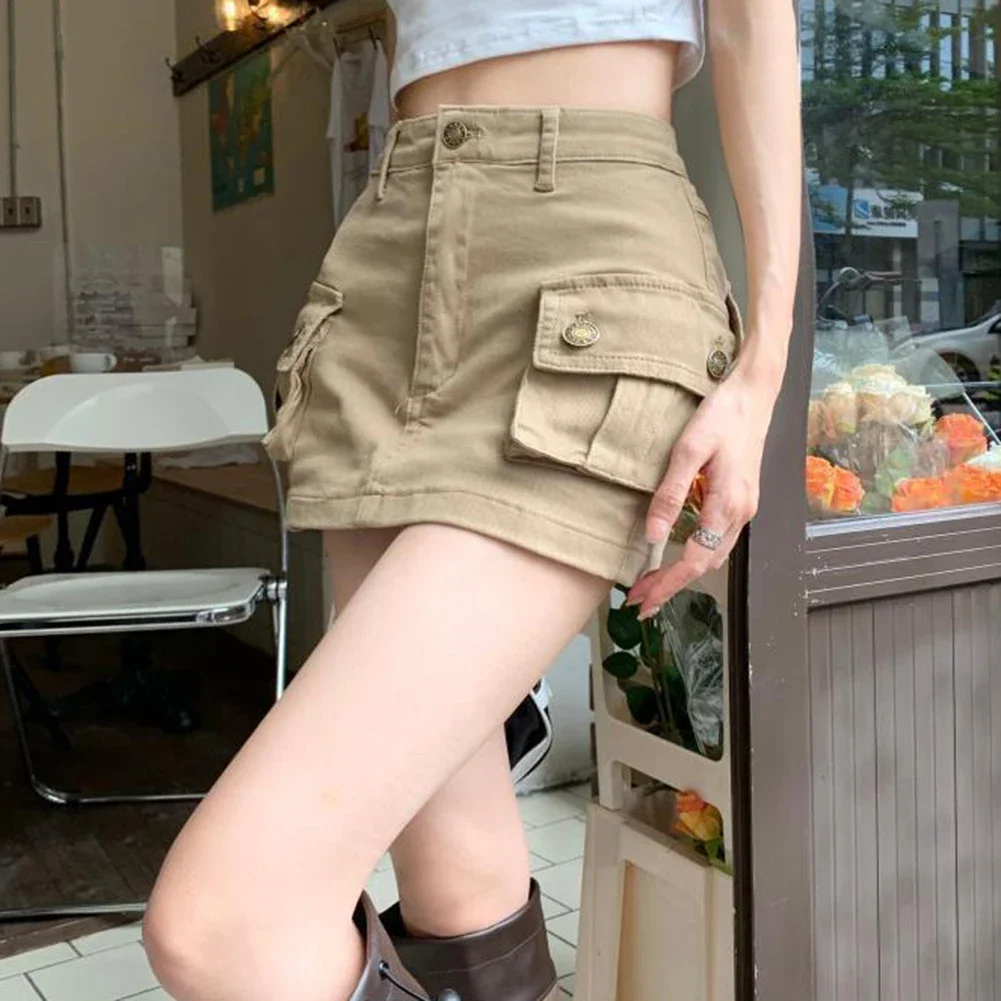 All Season Sexy Skirt For Girls 32-36 Cm High Waist Skirt All Seasons Skirt Brand New Condition Khaki Overalls
All Season Sexy Skirt For Girls 32-36 Cm High Waist Skirt All Seasons Skirt Brand New Condition Khaki Overalls