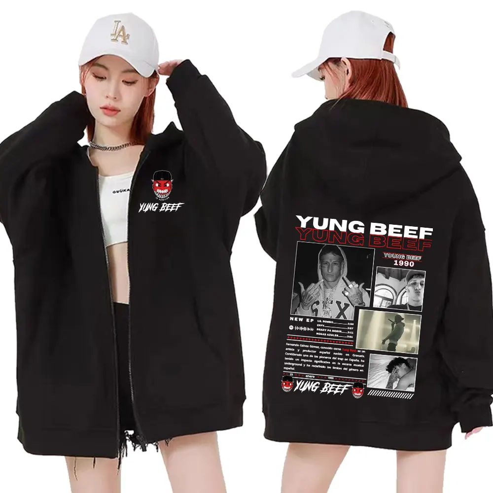 Рэпер Yung Beef Album 2025 Tour с принтом, толстовки на молнии, мужская одежда, модные пуловеры, унисекс, удобные толстовки на молнии
Рэпер Yung Beef Album 2025 Tour с принтом, толстовки на молнии, мужская одежда, модные пуловеры, унисекс, удобные толстовки на молнии