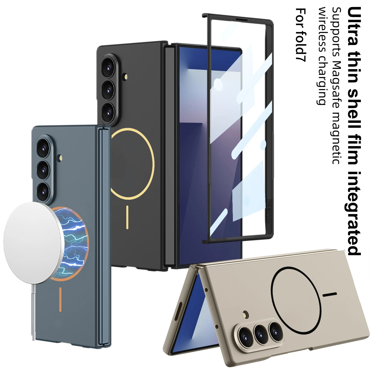 Magnetic Case for Samsung Galaxy Z Fold 7 with screen Glass film Protector Protective Support wireless charging Shockproof cover
Magnetic Case for Samsung Galaxy Z Fold 7 with screen Glass film Protector Protective Support wireless charging Shockproof cover
