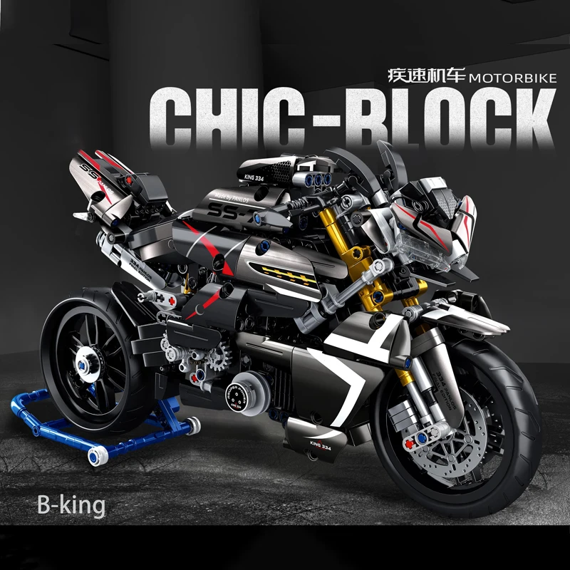 Technical Motorcycle Car Model Building Blocks City Speed Racing Car Vehicle MOC Motorbike Bricks Toys For Boys Children Gifts
Technical Motorcycle Car Model Building Blocks City Speed Racing Car Vehicle MOC Motorbike Bricks Toys For Boys Children Gifts