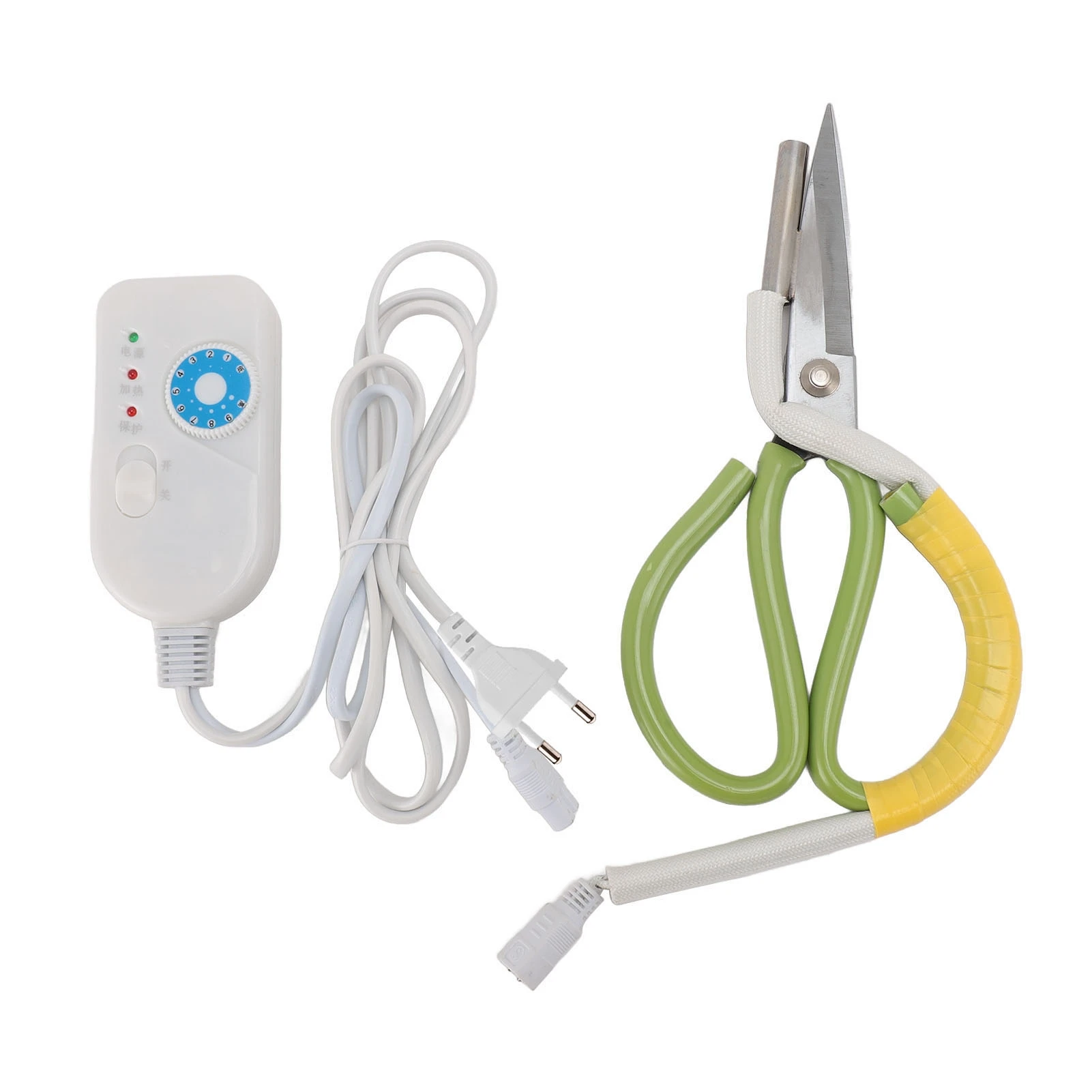 Electric Heating Shears Steel Blades Adjustable Temperature Heated Scissors for Clothing Sewing Trimming EU Plug 220V
Electric Heating Shears Steel Blades Adjustable Temperature Heated Scissors for Clothing Sewing Trimming EU Plug 220V