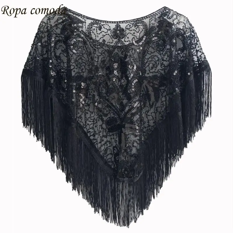 MXMA Wedding Dress Women's Shawl 1920S Vintage Party Cloak Shawl Decorative Fringe Shoulder Wrap for Banquet Evening Dress
MXMA Wedding Dress Women's Shawl 1920S Vintage Party Cloak Shawl Decorative Fringe Shoulder Wrap for Banquet Evening Dress