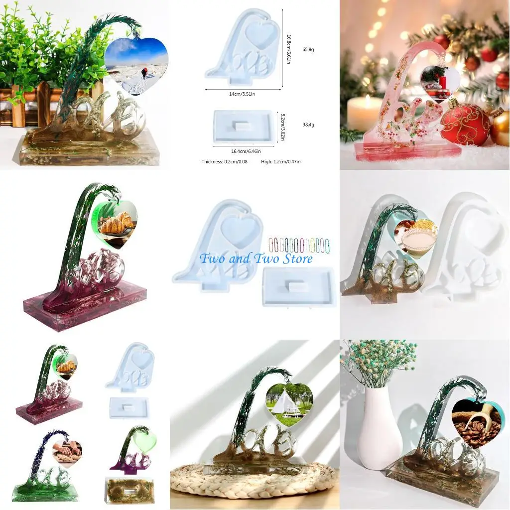 HX6F Semi-stereoscopic Letters Loves Mold Diy Photo Frame Pendant Living Room Decoration Photo Frame Ornament Silicone Mold
HX6F Semi-stereoscopic Letters Loves Mold Diy Photo Frame Pendant Living Room Decoration Photo Frame Ornament Silicone Mold