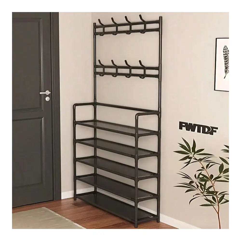 EasyAssembly Carbon Steel Shoe Rack Includes Dustproof NonWoven Fabric Cover MultiTier Freestanding Storage Solution For Home D
EasyAssembly Carbon Steel Shoe Rack Includes Dustproof NonWoven Fabric Cover MultiTier Freestanding Storage Solution For Home D