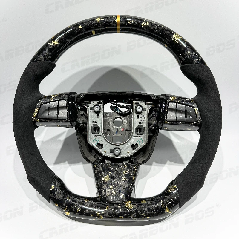For Cadillac CTS CTS-V Steering Wheel Gold Forged Carbon Fiber for CTS Cadillac XTS ATS CT6 ATS-V Drop Shipping with Suede
For Cadillac CTS CTS-V Steering Wheel Gold Forged Carbon Fiber for CTS Cadillac XTS ATS CT6 ATS-V Drop Shipping with Suede