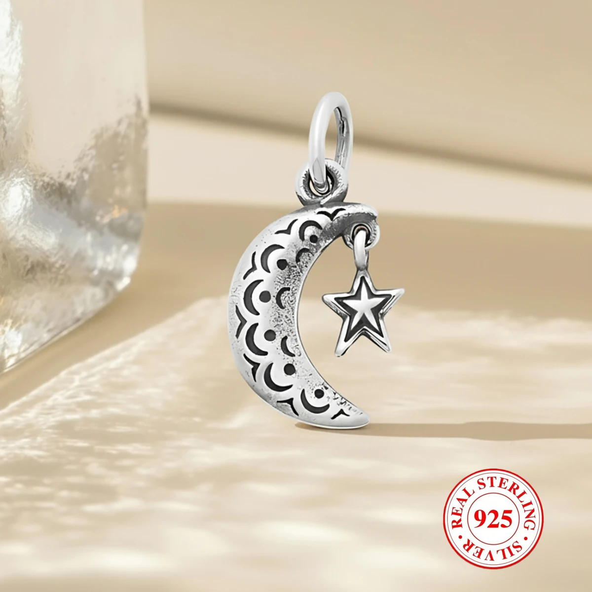 1 шт., кулон «сделай сам» из стерлингового серебра S925 с луной и звездой, уникальный кулон «сделай сам» в стиле ретро, для повседневного использования, вечеринки и банкета
1 шт., кулон «сделай сам» из стерлингового серебра S925 с луной и звездой, уникальный кулон «сделай сам» в стиле ретро, для повседневного использования, вечеринки и банкета