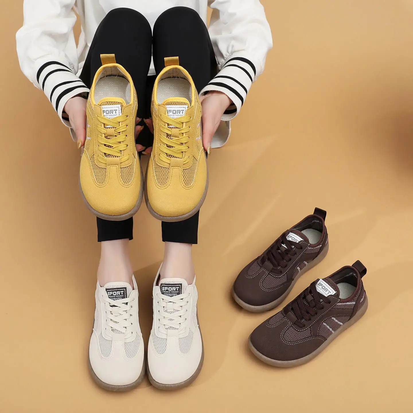 Women's Summer Thin Breathable Deqin Shoes Old Beijing Cloth Shoes Anti-slip Soft Bottom Lace Comfortable Student Net Shoes L...
Women's Summer Thin Breathable Deqin Shoes Old Beijing Cloth Shoes Anti-slip Soft Bottom Lace Comfortable Student Net Shoes L...
