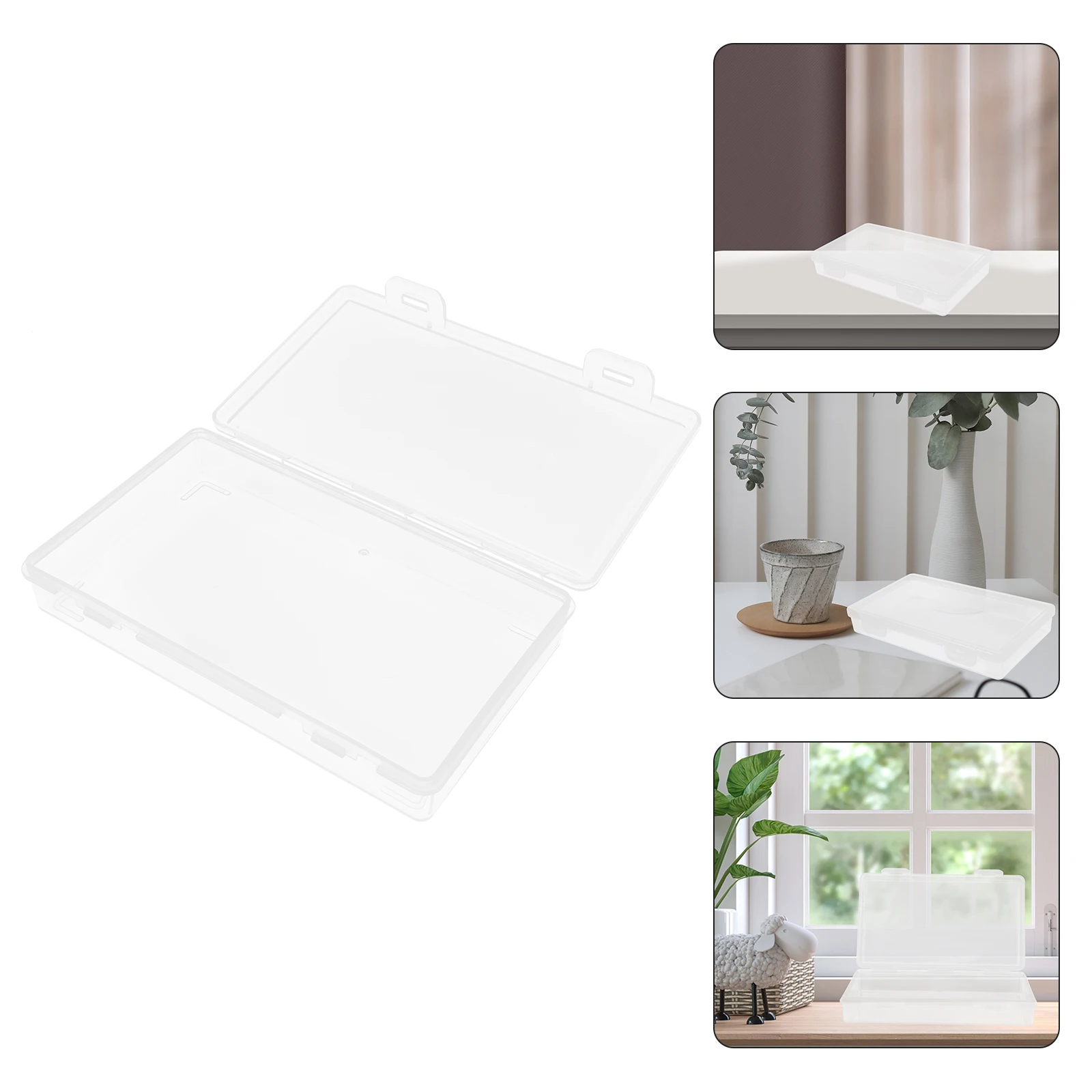 Clear Mask Storage Box With Lid Transparent Container For Home Desktop Holder Tissues Masks Organizer Dispenser Station Tabletop
Clear Mask Storage Box With Lid Transparent Container For Home Desktop Holder Tissues Masks Organizer Dispenser Station Tabletop