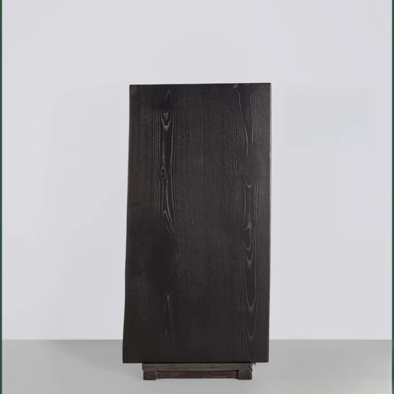 Solid wood dining table ash wood natural edge large board table black office wabi sandy wind log work
Solid wood dining table ash wood natural edge large board table black office wabi sandy wind log work