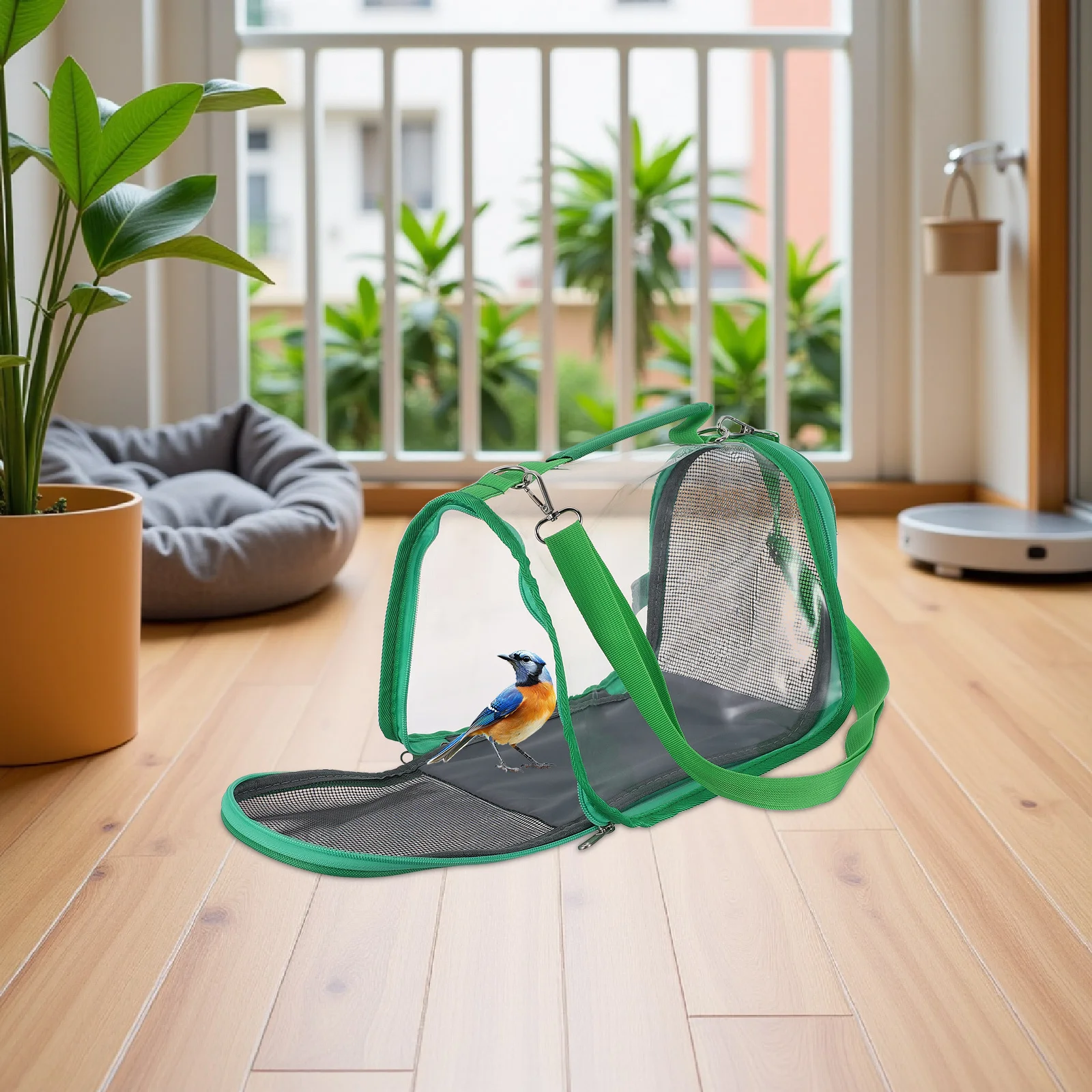 Portable Bird Travel Carrier Lightweight For Small Birds Budgie Parrot Breathable Mesh Removable Panels Pet Transport Case
Portable Bird Travel Carrier Lightweight For Small Birds Budgie Parrot Breathable Mesh Removable Panels Pet Transport Case