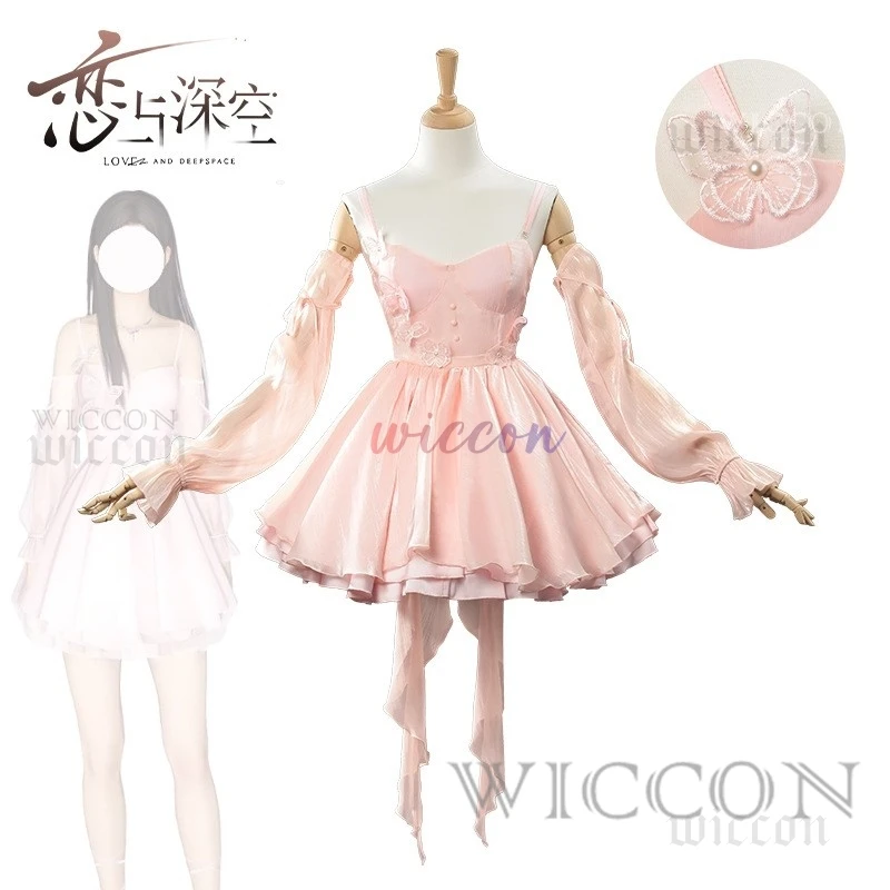 Game Love and Deepspace Heroines Cosplay Mrs Hunter Cosplay Girls Women Pink Dress Uniform Party Play Outfits for Girl Skirt
Game Love and Deepspace Heroines Cosplay Mrs Hunter Cosplay Girls Women Pink Dress Uniform Party Play Outfits for Girl Skirt